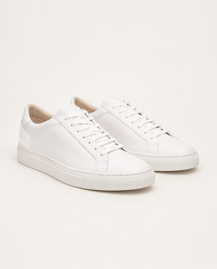 White Leather Sneaker